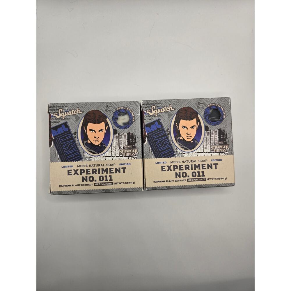 Lot of 2 Dr Squatch Stranger Things Soaps- New
